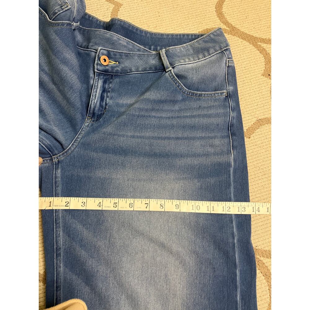 Halara Flex Asymmetric Low Rise Zipper Pockets Baggy Wide Leg, size large petite - Picture 7 of 13